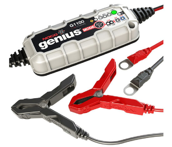 Billede af BATTERILADER  NOCO GENIUS G1100  6-12 VOLT  1100 MA - (UGÅET ERSTATTES AF GENIUS 1)