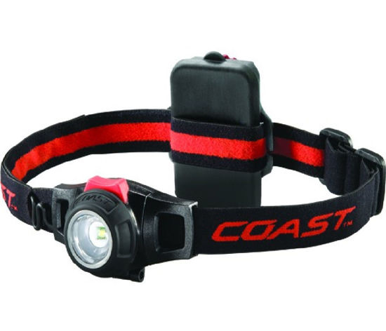Billede af PANDELYGTE  COAST HL7  285 LUMEN INCL.3 STK. 3A DURACELL BATTERIER.MED VARIABEL  FOCUS.  5 ÅRS GARANTI