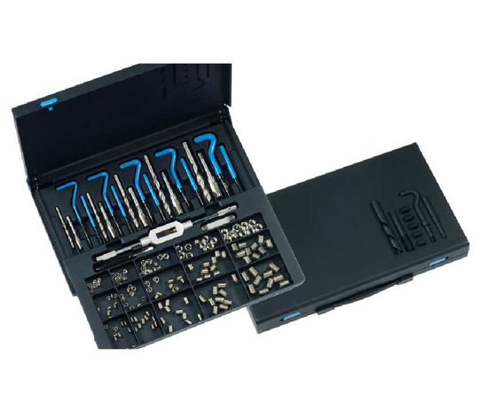 Billede af V-COIL SORTIMENT M/VÆRKTØJ M5-6-8-10-12 MED COILS I 1,0 + 1,5 + 2,0 X D.
