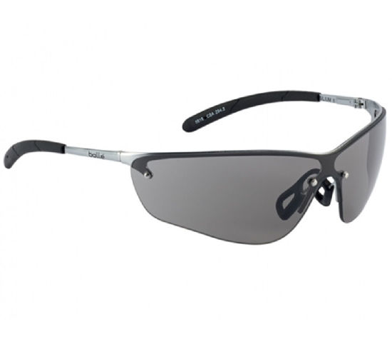 Billede af BOLLÉ BESKYTTELSESBRILLE SILIUM 2 MØRK GLAS GRÅ - METALSTEL