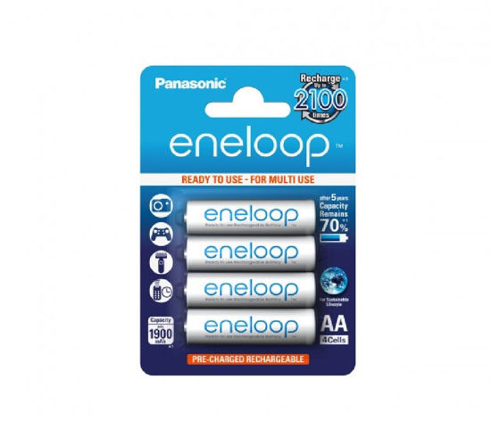 Billede af BATTERI PANASONIC ENELOOP GENOPLADELIG 2100 MAH  AA PK A 4 STK 