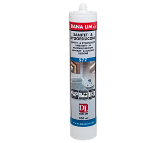 Billede af DANA SANITET & BYGGESILICONE 577 GRÅ 300 ML