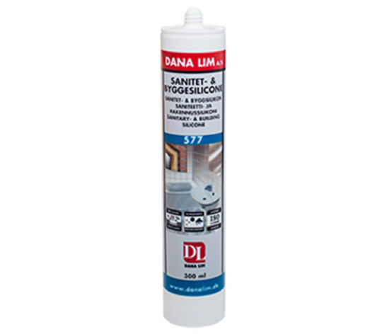 Billede af DANA SANITET & BYGGESILICONE 577 SILKEGRÅ 300 ML