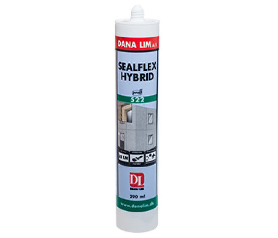 Billede af DANA LIM 522 SEALFLEX HYBRID FUGEMASSE 290 ML HVID