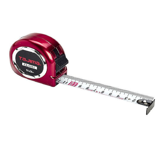 Billede af BÅNDMÅL HI LOCK 5,0 MTR TAJIMA
25 MM BÅND RØD  KL. 1