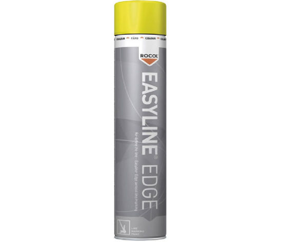 Billede af ROCOL EASYLINE EDGE GUL SPRAYMALING 750 ML.