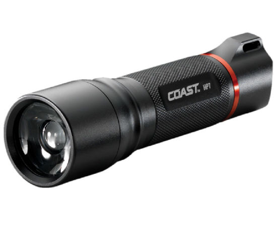 Billede af COAST HP7 LYGTE 730 LUMEN. INCL. 4 STK. LR3 DURACELL BATTERIER.MED 3 LYSSTYRKER OG FOCUS.  5 ÅRS GARANTI. 