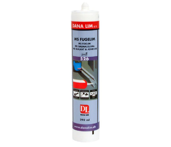 Billede af DANA MS FUGELIM 526 HVID 290 ML (DANASEAL)
