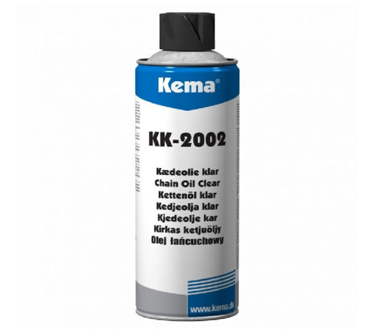 Billede af KEMA KK-2002 KÆDEOLIE KLAR SPRAY 500 ML.