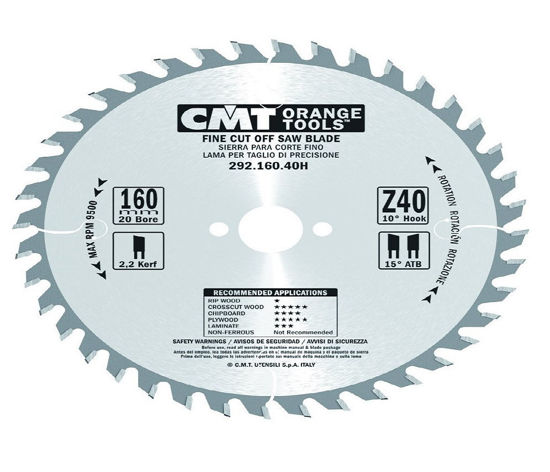 Billede af RUNDSAVKLINGE CMT 160 MM HM
2,2X20 40 T
