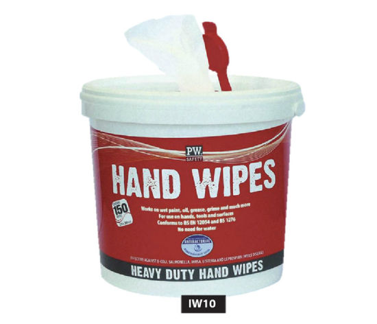 Billede af PW HAND WIPES 150 STK. I PLASTSPAND HEAVY DUTY