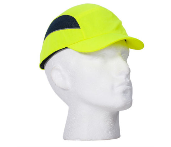 Billede af KASKET BUMP CAP PS59 MED KORT SKYGGE EN812 FULDT VENTILERET. HI-VIZ GUL