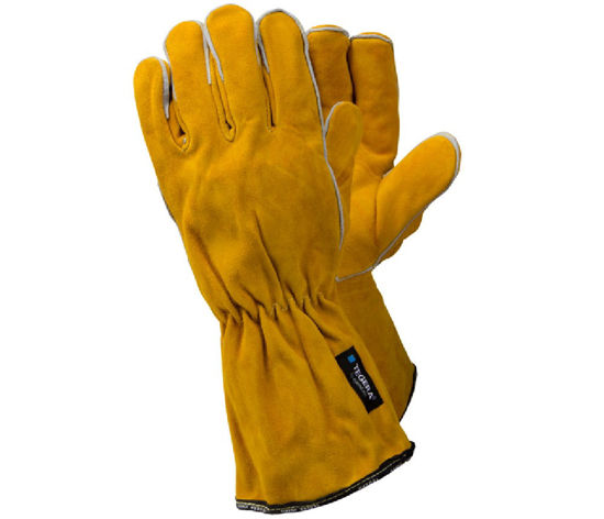 Billede af SVEJSEHANDSKE ALLROUND WELDER M/HELFOR STR. 9-11 BLUESTAR MED KEVLAR TRÅD GRÅ/RØD