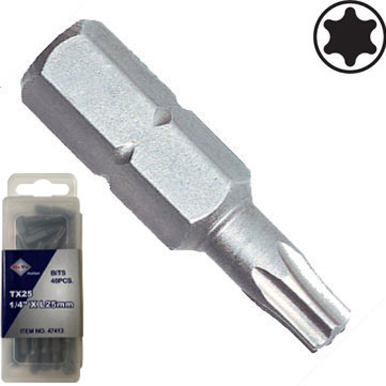 Billede af BATO 1/4 BITS TX 20 X 25MM PK A 40 STK