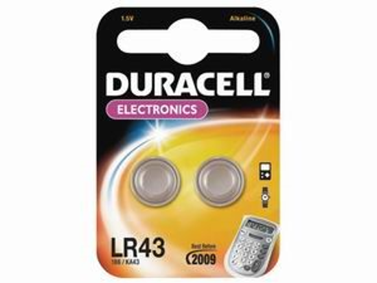 Billede af BATTERI DURACELL LR 43  PAK  A 2 STK 

