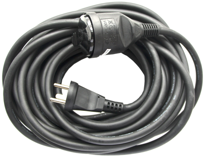 Billede af FORLÆNGER KABEL 10 M. 3X1.5MM2 MED SLAGFASTE STIK BANDIT