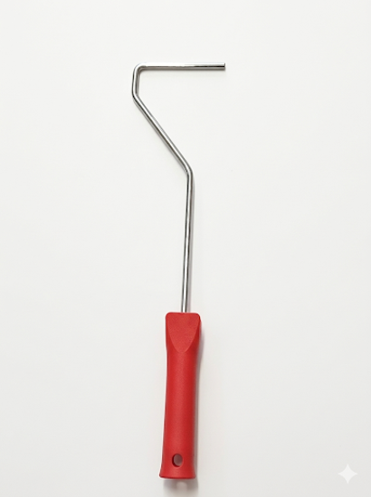 Billede af HÅNDTAG FOR 10 CM. MALERULLE RØD LANG 42 CM.