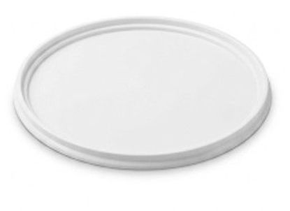 Billede af PLAST LÅG FOR MALERSPAND  5,7 LTR. MED PLASTHANK HVID ( 120 STK. PR. POSE )