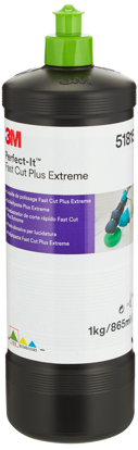 Billede af 3M FAST CUT PLUS PLUS EXTREME COMPOUND 865 ML. FLASKE  ( GRØN TOP )