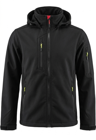 Billede af PAYPER SOFTSHELL JAKKE SORT