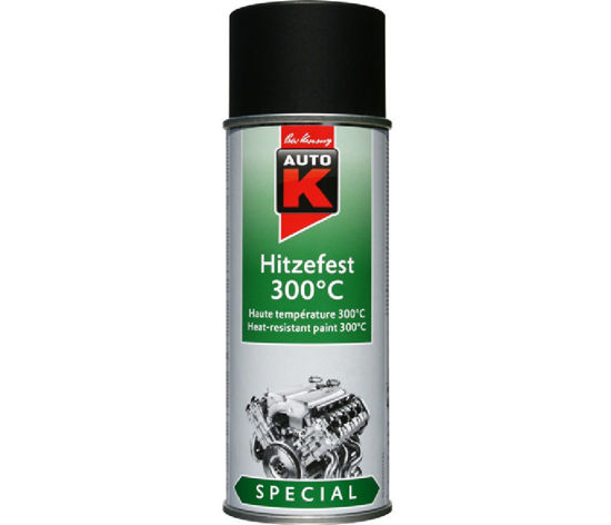 Billede af AUTO-K-LAK 233, VARMEFAST, SORT, 400 ML.