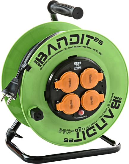 Billede af BANDIT KABELTROMLE 40 MTR. 230 V.  M. JORD 4 UDTAG
