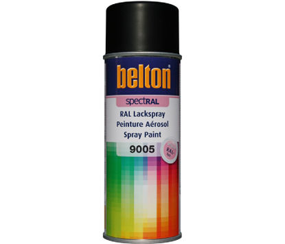 Billede af BELTON 324 INDUSTRI RAL 9005  DYB SORT HALVBLANK / MAT