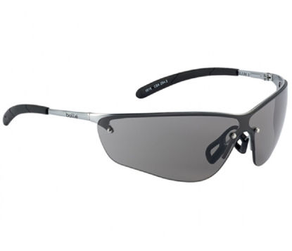 Billede af BOLLÉ BESKYTTELSESBRILLE SILIUM 2 MØRK GLAS GRÅ - METALSTEL