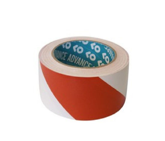 Billede af ADVARSELSTAPE RØD/HVID 50 MM,
33 MTR.
