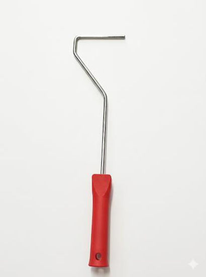 Billede af HÅNDTAG FOR 10 CM. MALERULLE RØD LANG 42 CM.