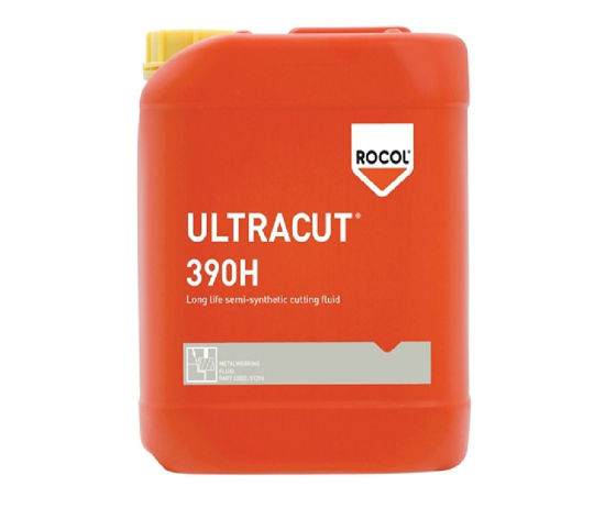 Billede af SKÆREOLIE ULTRACUT 390H 5,0 LTR DUNK ROCOL TIL LET/MEDIUM BEARBEJDNING I ALLE METAL OG STÅL KVALITETER