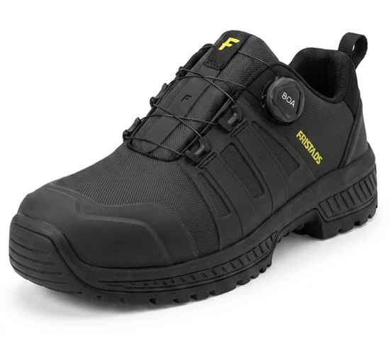 Billede af KANSAS/FRISTAD SIKKERHEDSSKO COMFORT STEP S3S LOW GREY/YELLOW