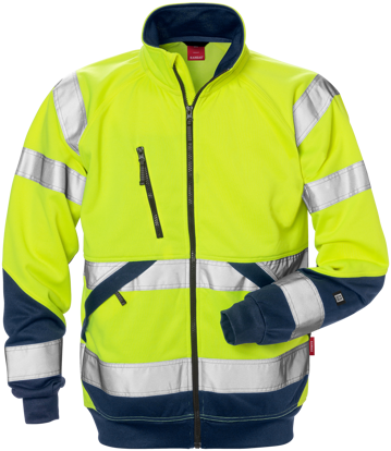 Billede af KANSAS HI VIS SWEAT JAKKE KL.3 7426 STR. XS-2XL 126709 (126534)