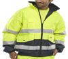 Billede af PILOTJAKKE GUL/MARINE M/REFLEKS EN471 KLASSE 3 BD208