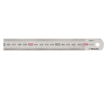 Billede af STÅLLINEAL DIESELLA  1000X35X1,5 MM