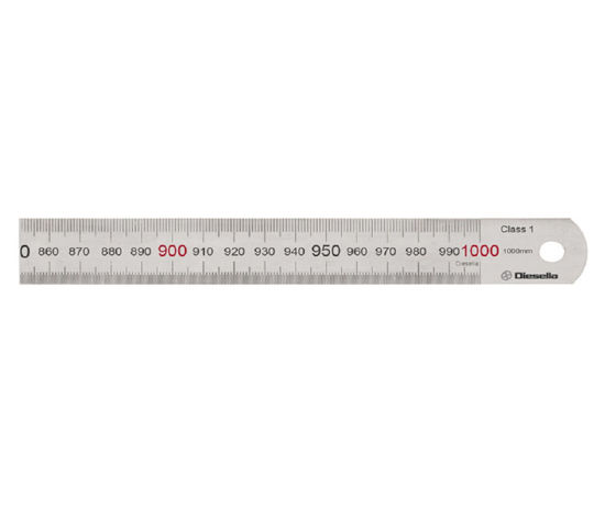 Billede af STÅLLINEAL DIESELLA  1000X35X1,5 MM