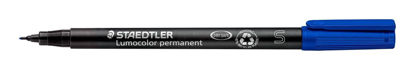 Billede af TUSCH STAEDTLER BLÅ LUMOCOLOR S 0,4 MM.