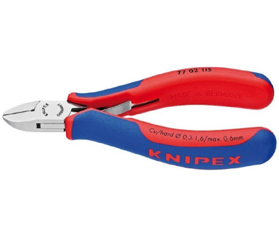Billede af KNIPEX SKÆVBIDER 7702-115 MM ESD M/FJEDER ELEKTRONIK
