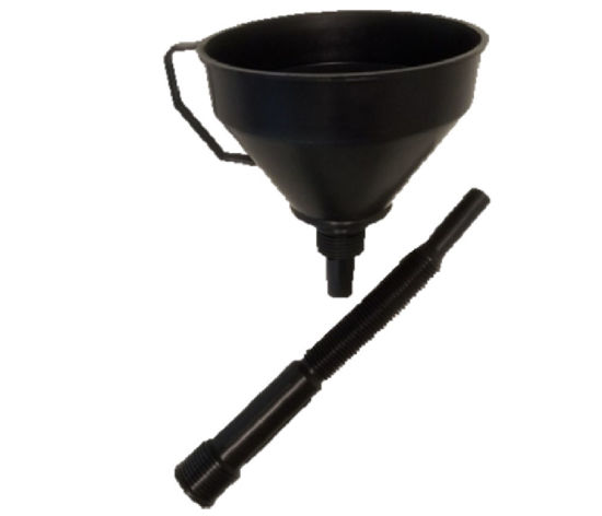 Billede af TRAGT 160 MM. M/FLEXRØR SORT