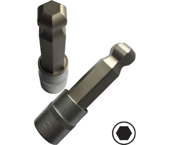 Billede af BATO STIFTTOP 1/2" X 8 MM. 100 MM. LANG MED KUGLE

