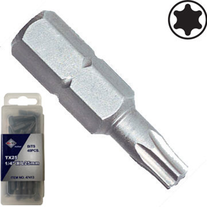 Billede af BATO 1/4 BITS INDUSTRI TX 20 X 25MM PK A 5 STK
