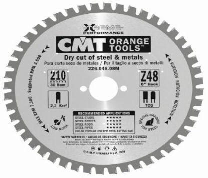 Billede af RUNDSAVKLINGE CMT 210MM HM 
2,2X30  48 T   DRY CUT
