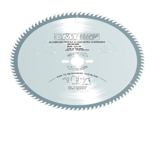 Billede af RUNDSAVKLINGE CMT 190 MM HM
2,8X30 40 T NEG. TAND