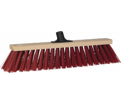 Billede af VIKAN GADEKOST RØD NR. 2520 20 RK. 540MM M/PLASTGEVIND UDEN SKAFT