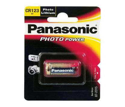 Billede af BATTERI PANASONIC  CR123 A   3 VOLT

