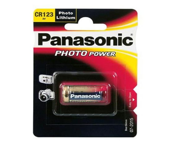 Billede af BATTERI PANASONIC  CR123 A   3 VOLT

