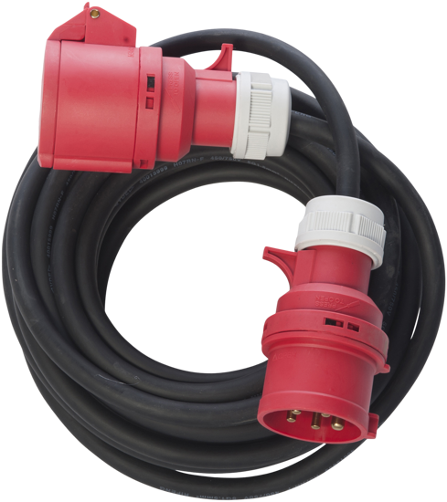 Billede af FORLÆNGER KABEL 10 MTR. 400 VOLT 5X1,5 M2