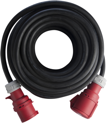 Billede af FORLÆNGER KABEL 25 MTR. 400 VOLT / 32A 5X6.0 MM2