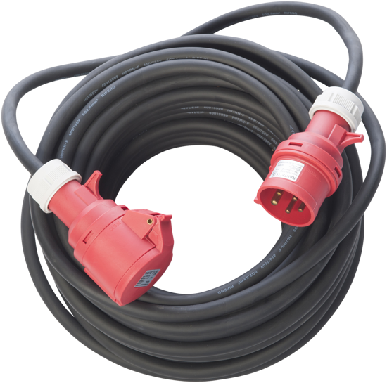 Billede af FORLÆNGER KABEL 25 MTR. 400 VOLT
5X1,5 MM2
