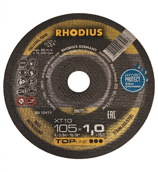 Billede af RHODIUS SKÆRESKIVE 105X1,0X15 MM. XT10
